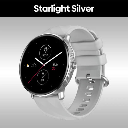 Smartwatch Zeblaze GTR 3 Pro – Chamadas, AMOLED 1.43", Aço 316L, Fitness