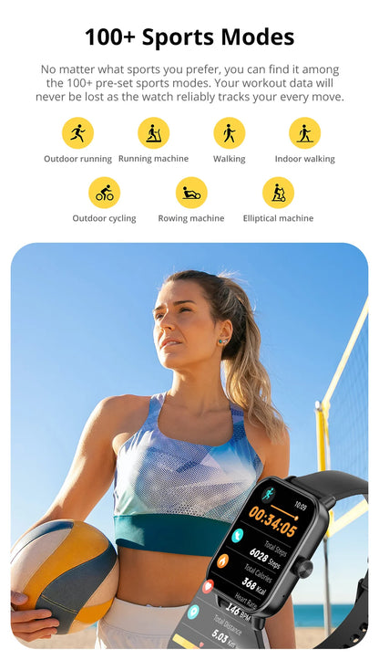 Smartwatch COLMI P81 – Chamadas, Ecrã 1.9", 100+ Desportos, Saúde 24h