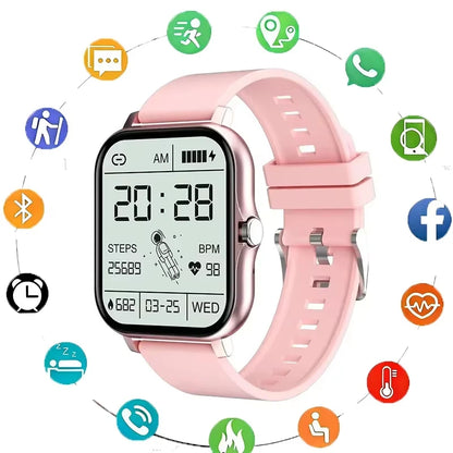Smartwatch Lenovo – Ecrã Touch Completo, Chamadas BT, Fitness, Unissexo
