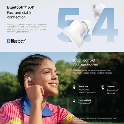 Auriculares Xiaomi Redmi Buds 6 Play – Redução de Ruído IA, Touch, BT 5.4