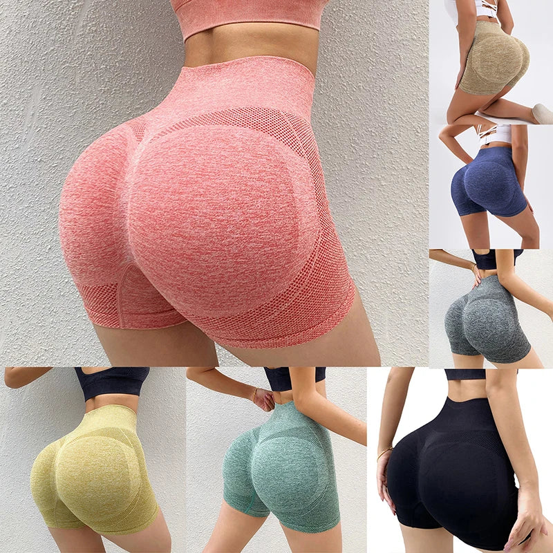 Shorts Desportivos Femininos ULILICOO – Corrida e Fitness | Secagem Rápida