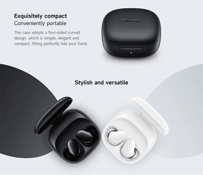 Auriculares Xiaomi Redmi Buds 6 Play – Cancelamento de Ruído IA, 36h Bateria