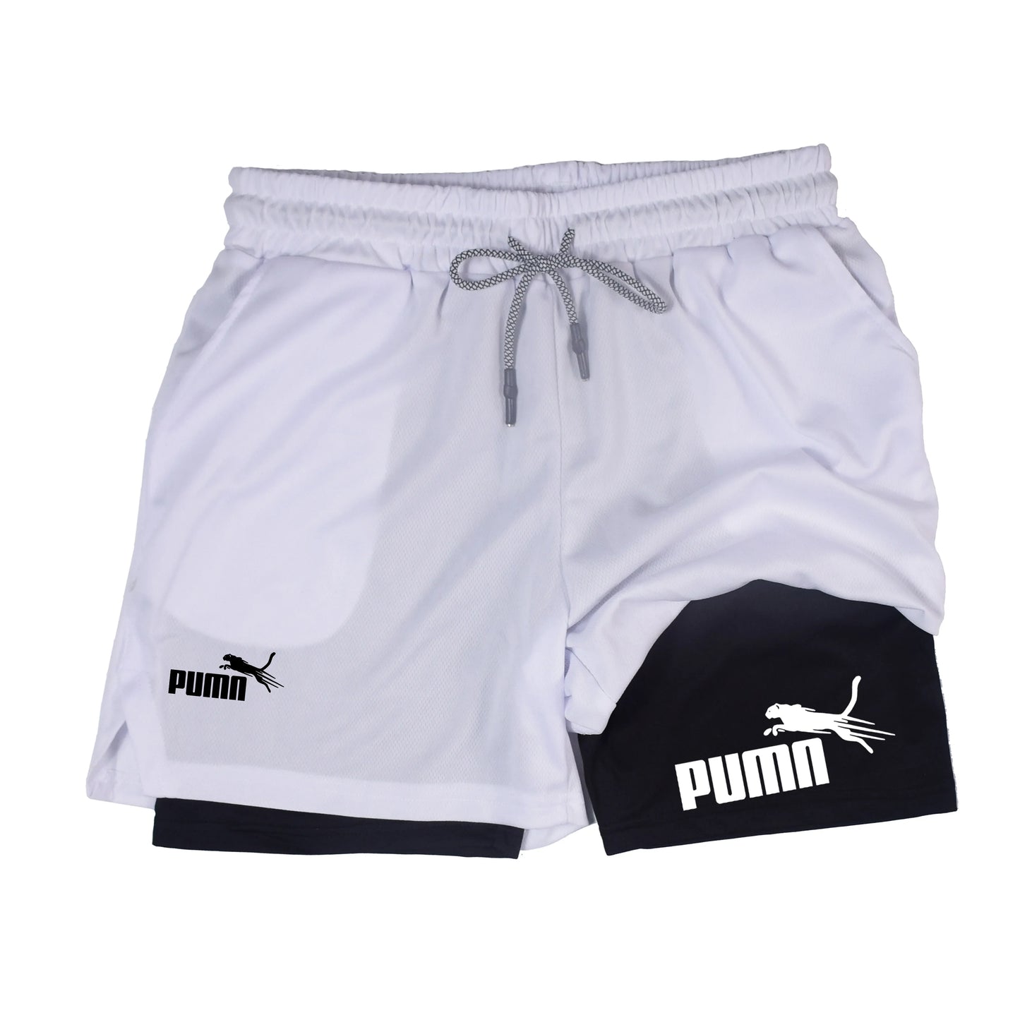 Calções Masculinos de Verão – Print Casual Joelho