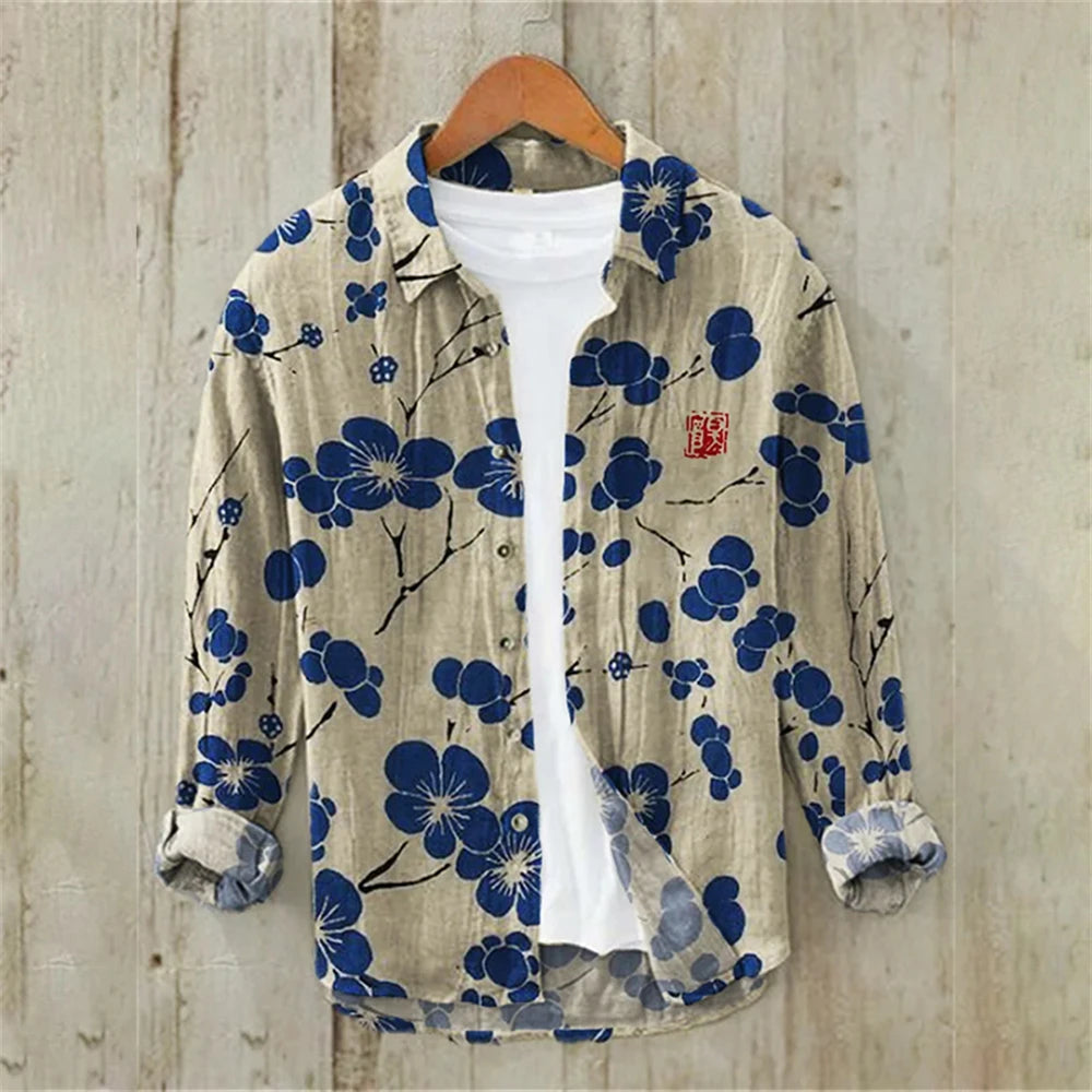 Camisa Masculina Casual – Manga Comprida