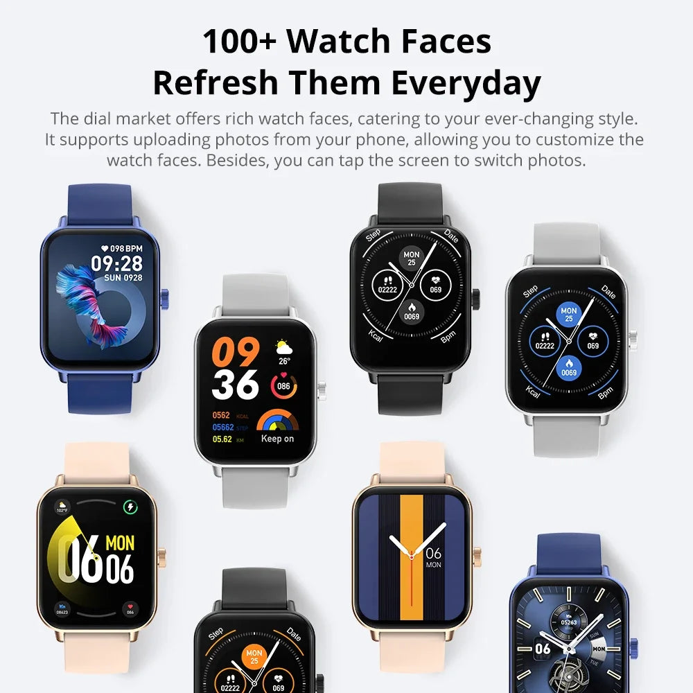 Smartwatch COLMI P81 – Chamadas, Ecrã 1.9", 100+ Desportos, Saúde 24h
