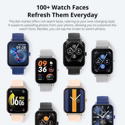 Smartwatch COLMI P81 – Chamadas, Ecrã 1.9", 100+ Desportos, Saúde 24h