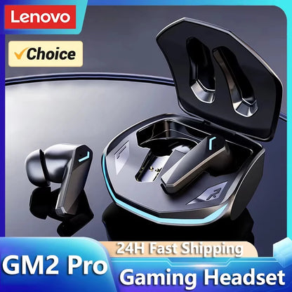 Auriculares Lenovo GM2 Pro Gaming – BT 5.3, Baixa Latência, Microfone (v2)
