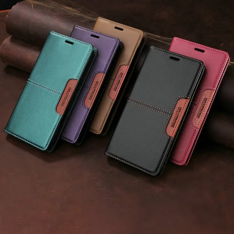 Capa Luxo com Carteira para Xiaomi Redmi Note – Magnética, RFID, Flip