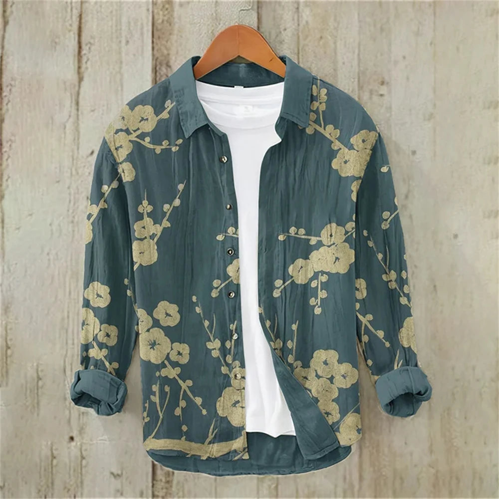 Camisa Masculina Casual – Manga Comprida