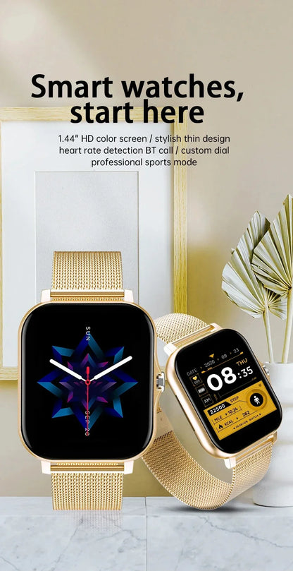 Smartwatch Lenovo – Ecrã Touch Completo, Chamadas BT, Fitness, Unissexo