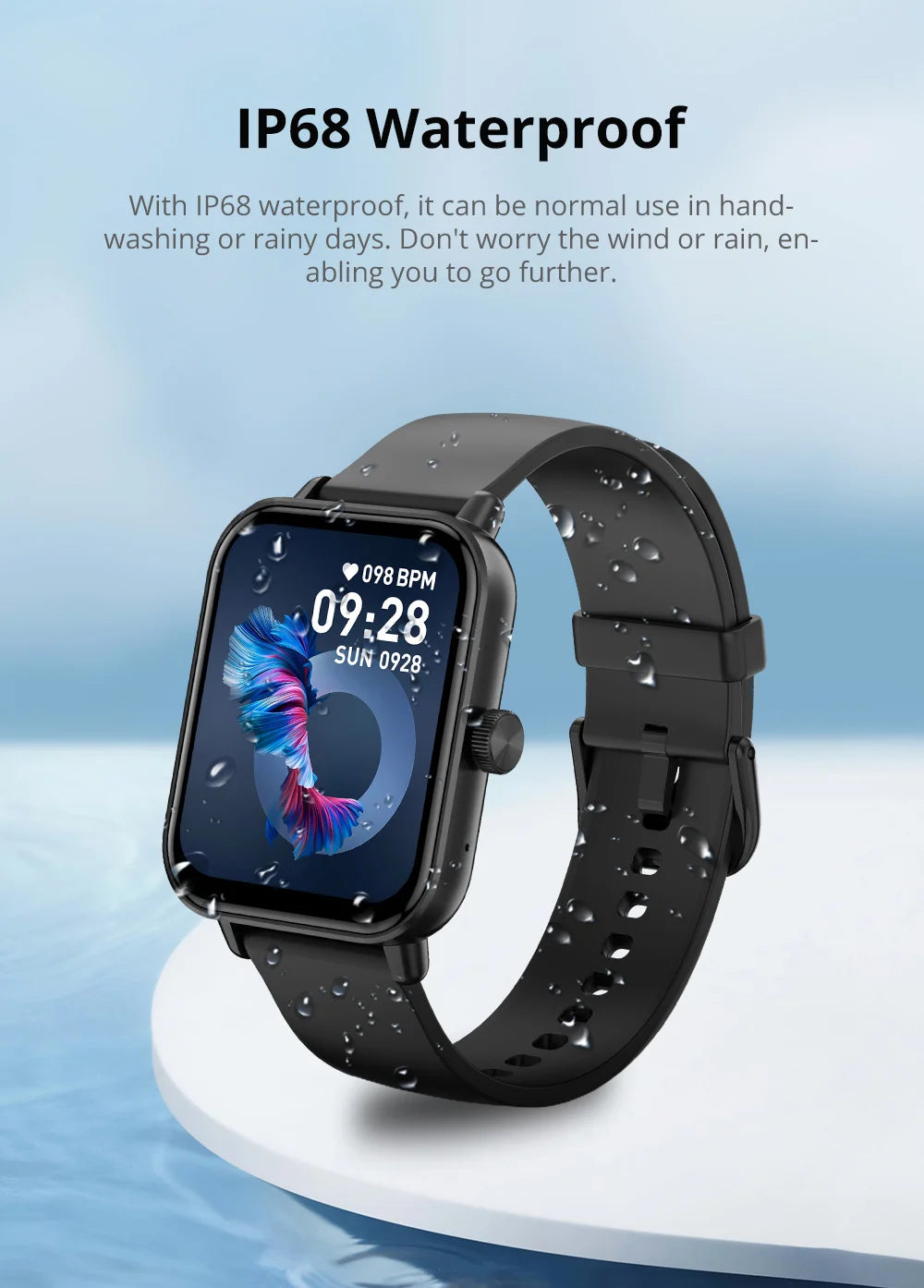 Smartwatch COLMI P81 – Chamadas, Ecrã 1.9", 100+ Desportos, Saúde 24h