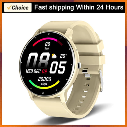 Smartwatch LIGE – Fitness, Freq. Cardíaca, À Prova de Água, Android e iOS