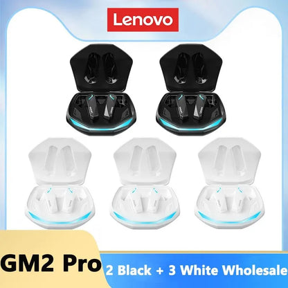 Auriculares Lenovo GM2 Pro Gaming – BT 5.3, Baixa Latência, Microfone (v2)