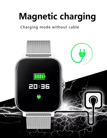 Smartwatch Lenovo – Ecrã Touch Completo, Chamadas BT, Fitness, Unissexo