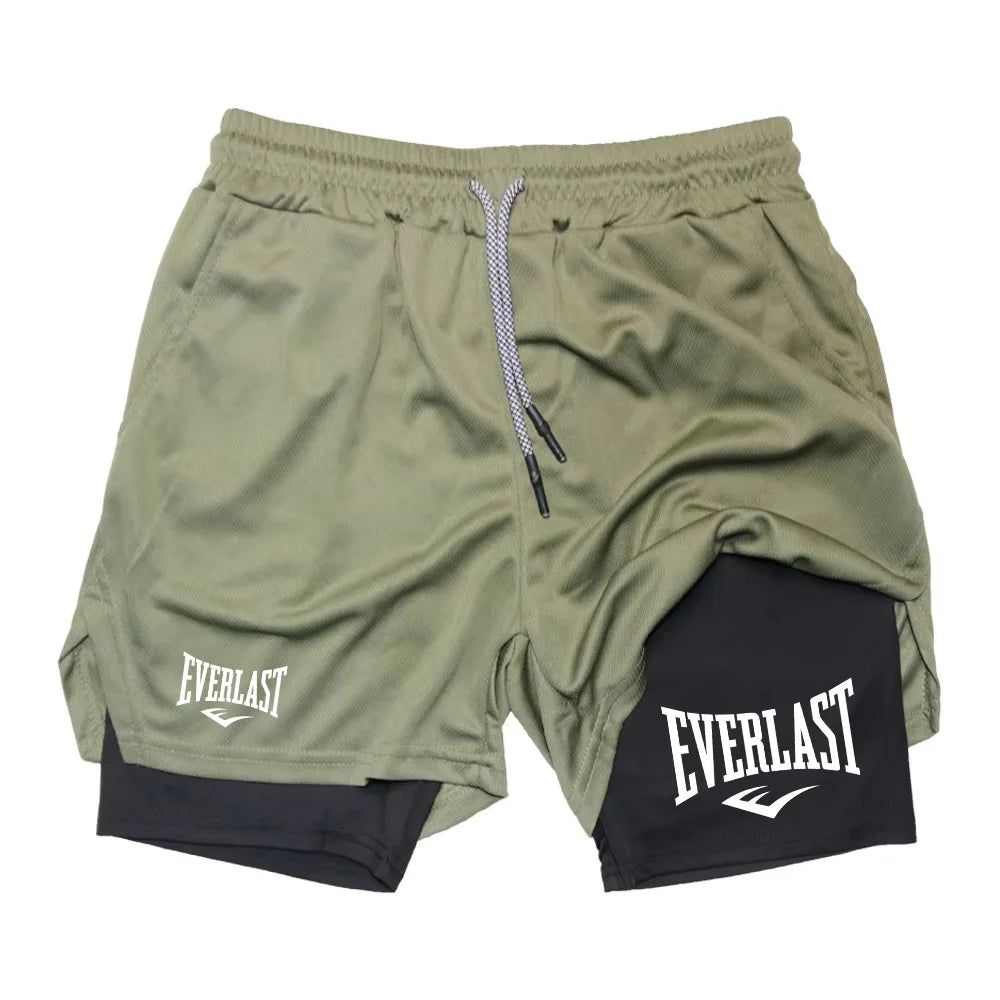 Calções Masculinos de Verão – Print Casual com Bolsos