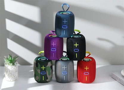 Coluna Bluetooth Portátil T&G TG658 – 8W | BT 5.3 | FM | TF Card