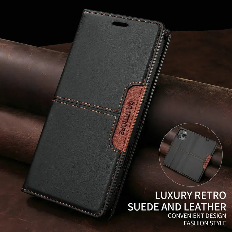 Capa Luxo com Carteira para Xiaomi Redmi Note – Magnética, RFID, Flip