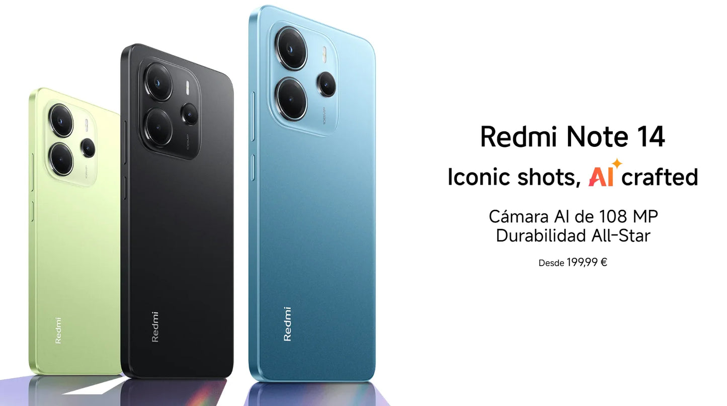 Smartphone Xiaomi Redmi Note 14 – NFC, Global, 6GB/8GB RAM, 128GB/256GB