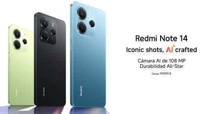 Smartphone Xiaomi Redmi Note 14 – NFC, Global, 6GB/8GB RAM, 128GB/256GB