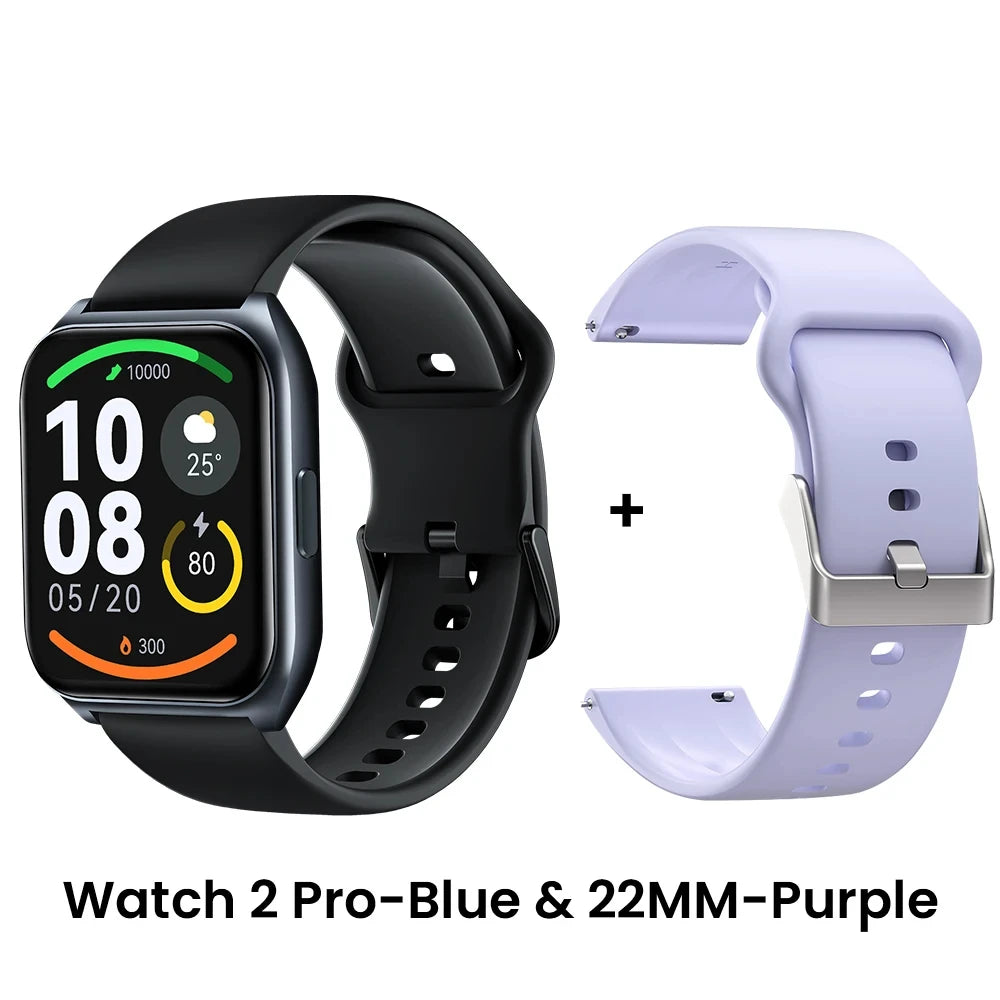Smartwatch HAYLOU Watch 2 Pro – Ecrã 1.85", 100 Modos Desportivos, Freq. Cardíaca