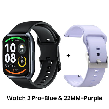 Smartwatch HAYLOU Watch 2 Pro – Ecrã 1.85", 100 Modos Desportivos, Freq. Cardíaca