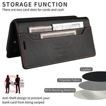 Capa Luxo com Carteira para Xiaomi Redmi Note – Magnética, RFID, Flip