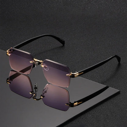 Óculos de Sol Unissexo Sem Aro – Fashion, Ideal para Festas e Oferta