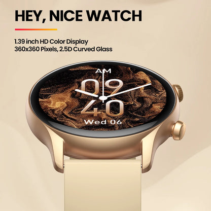 Smartwatch Zeblaze Btalk 3 Plus – Chamadas, Ecrã 1.39" HD, Fitness, Unissexo
