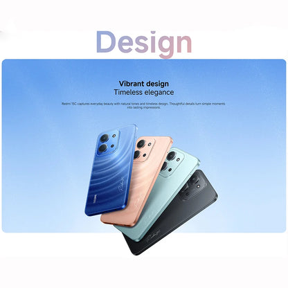 Smartphone Xiaomi Redmi 15C NFC – 6.9", 50MP, 6000mAh, MediaTek (Global)