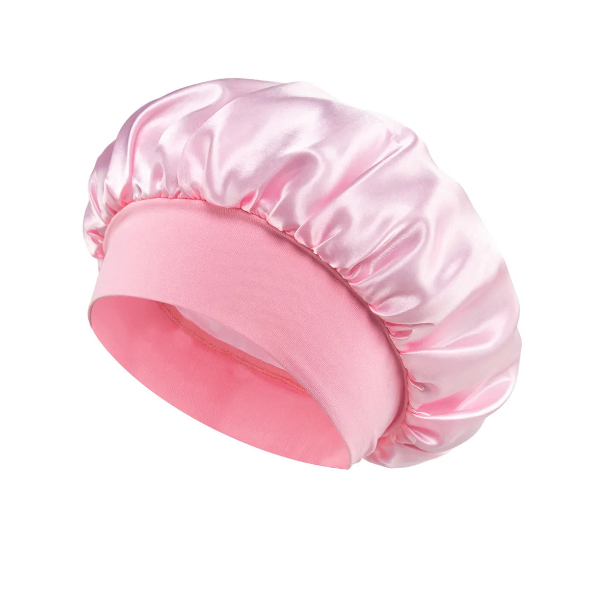 Touca de Cetim Grande para Cabelo Longo – Proteção Noturna