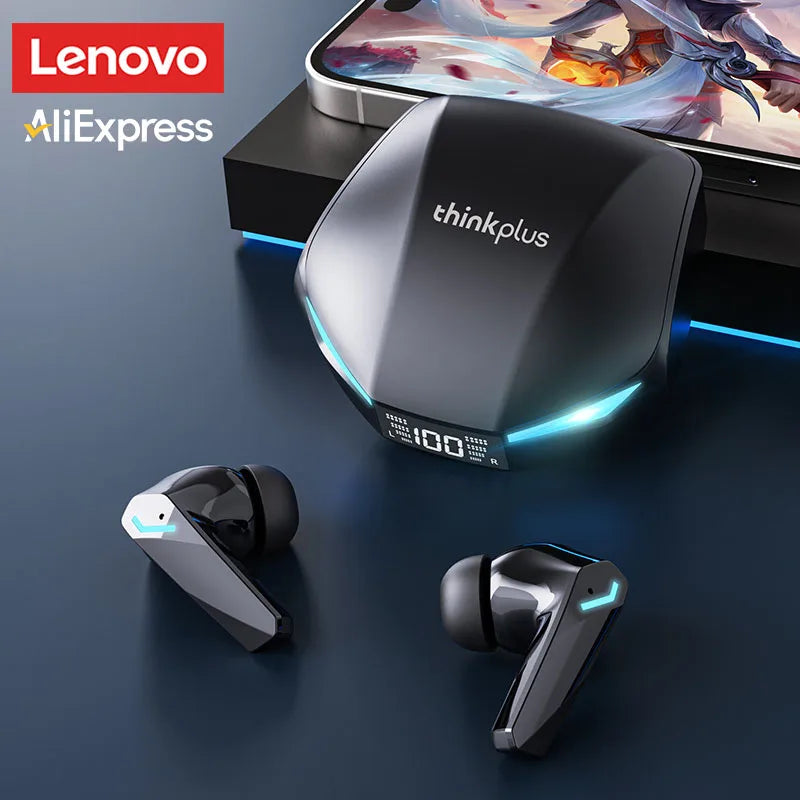 Auriculares Lenovo GM2 Pro Gaming – BT 5.3, Baixa Latência, Microfone (v2)