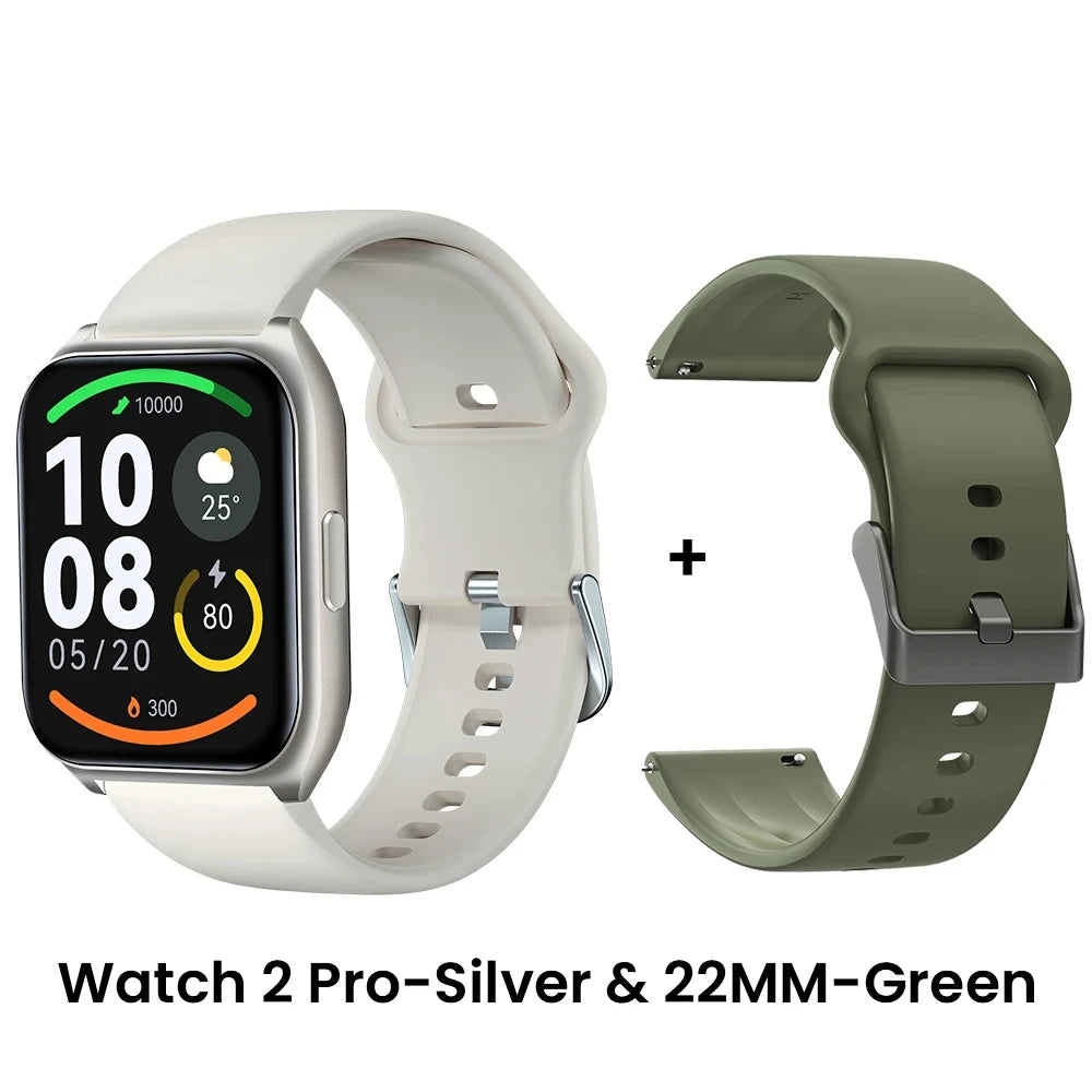 Smartwatch HAYLOU Watch 2 Pro – Ecrã 1.85", 100 Modos Desportivos, Freq. Cardíaca