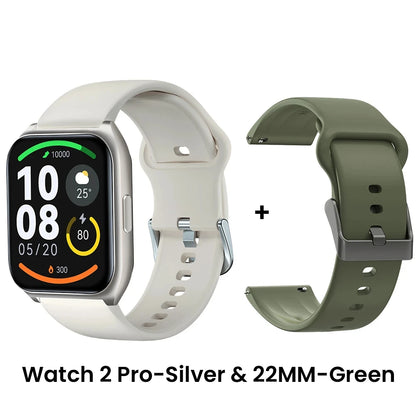 Smartwatch HAYLOU Watch 2 Pro – Ecrã 1.85", 100 Modos Desportivos, Freq. Cardíaca