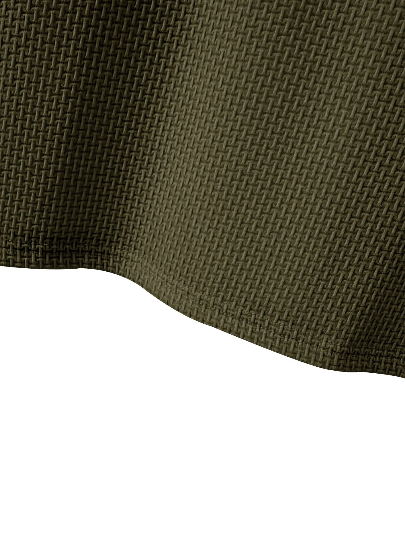 T-shirt Masculina Slim Fit Textura Piqué — Verde Militar, Azul, Branco e Preto