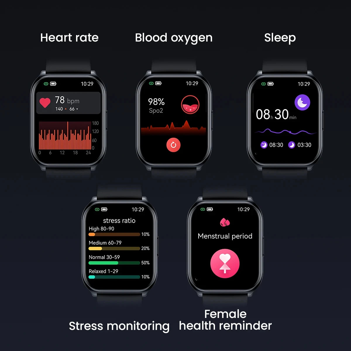 Smartwatch HAYLOU Watch 2 Pro – Ecrã 1.85", 100 Modos Desportivos, Freq. Cardíaca