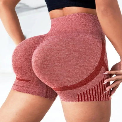 Calções de Yoga Femininos – Cintura Alta, Secagem Rápida e Sem Costuras