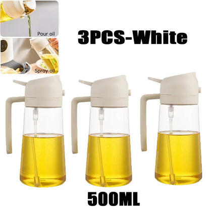 Pulverizador de Óleo para Cozinha — Spray Uniforme para Grelhar e Cozinhar