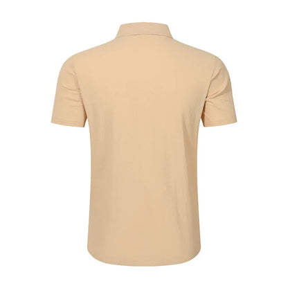 Men's Linen Blend Short Sleeve Button Down Shirt Casual Beach Tops with Chest Pocket Breathable Lightweight Summer Shirts forMen