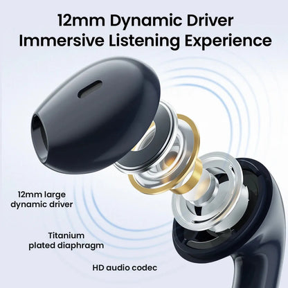 Auriculares HAYLOU X1 Gaming Sem Fios – Bluetooth 5.3, IPX4, Bateria Longa Duração