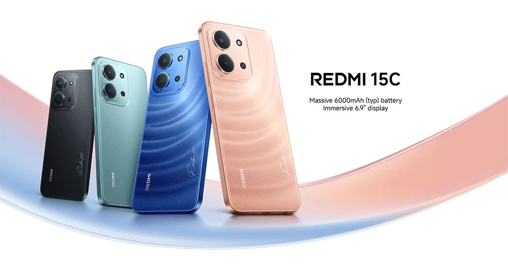 Smartphone Xiaomi Redmi 15C – 6000mAh, 33W, 50MP, Ecrã 6.9" 120Hz (Global)