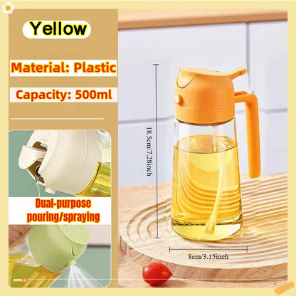 Pulverizador de Óleo para Cozinha — Spray Uniforme para Grelhar e Cozinhar