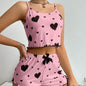 Conjunto de Pijama Feminino Verão — Top e Calções