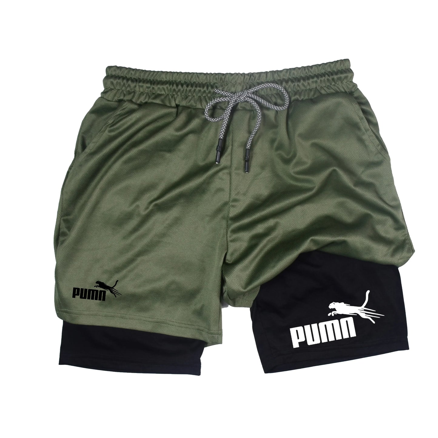 Calções Masculinos de Verão – Print Casual Joelho
