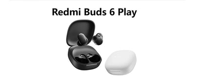 Auriculares Xiaomi Redmi Buds 6 Play – Versão Global, IA, BT 5.4, 10mm