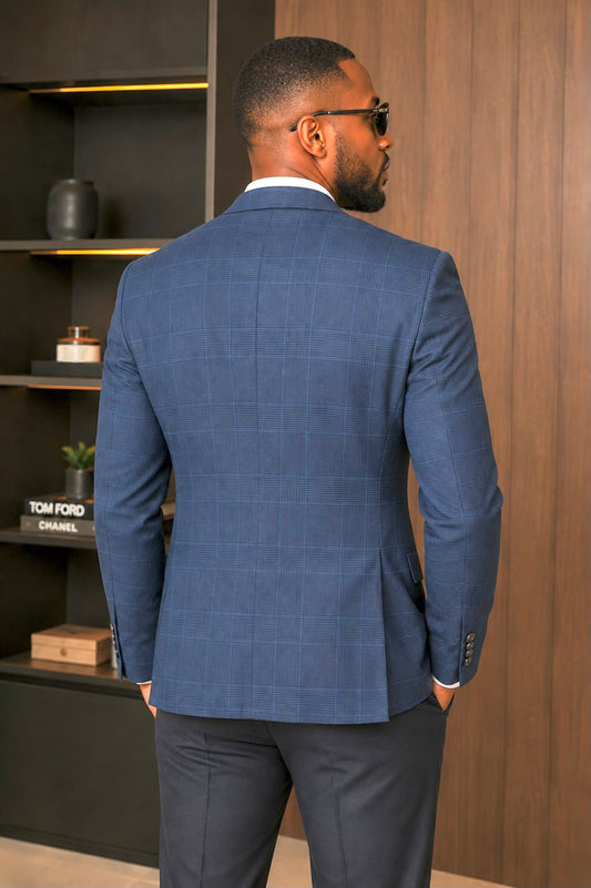 DAN JOHN Casaco de fato - Azul-marinho