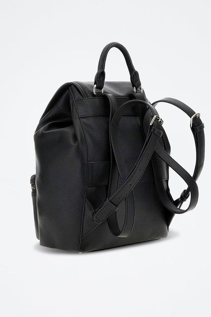 Mochila GUESS Bolsos Duplos com Alça Superior — Preto