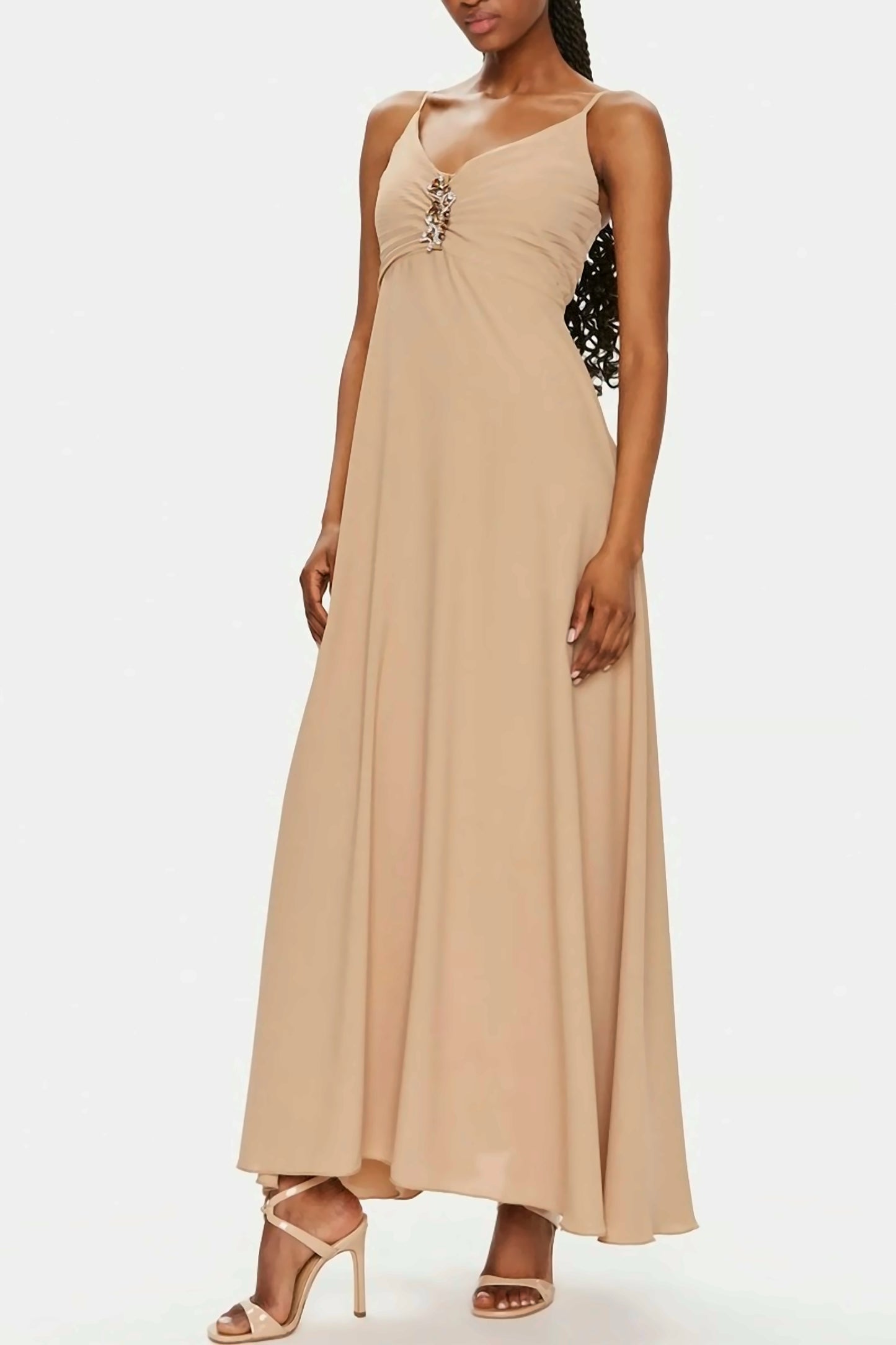 RINASCIMENTO,  Vestido comprido - Bege