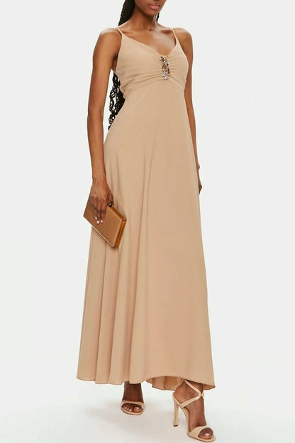 RINASCIMENTO,  Vestido comprido - Bege
