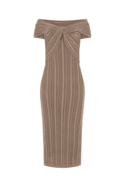 Vestido justo Gia - Castanho - Guess By Marciano